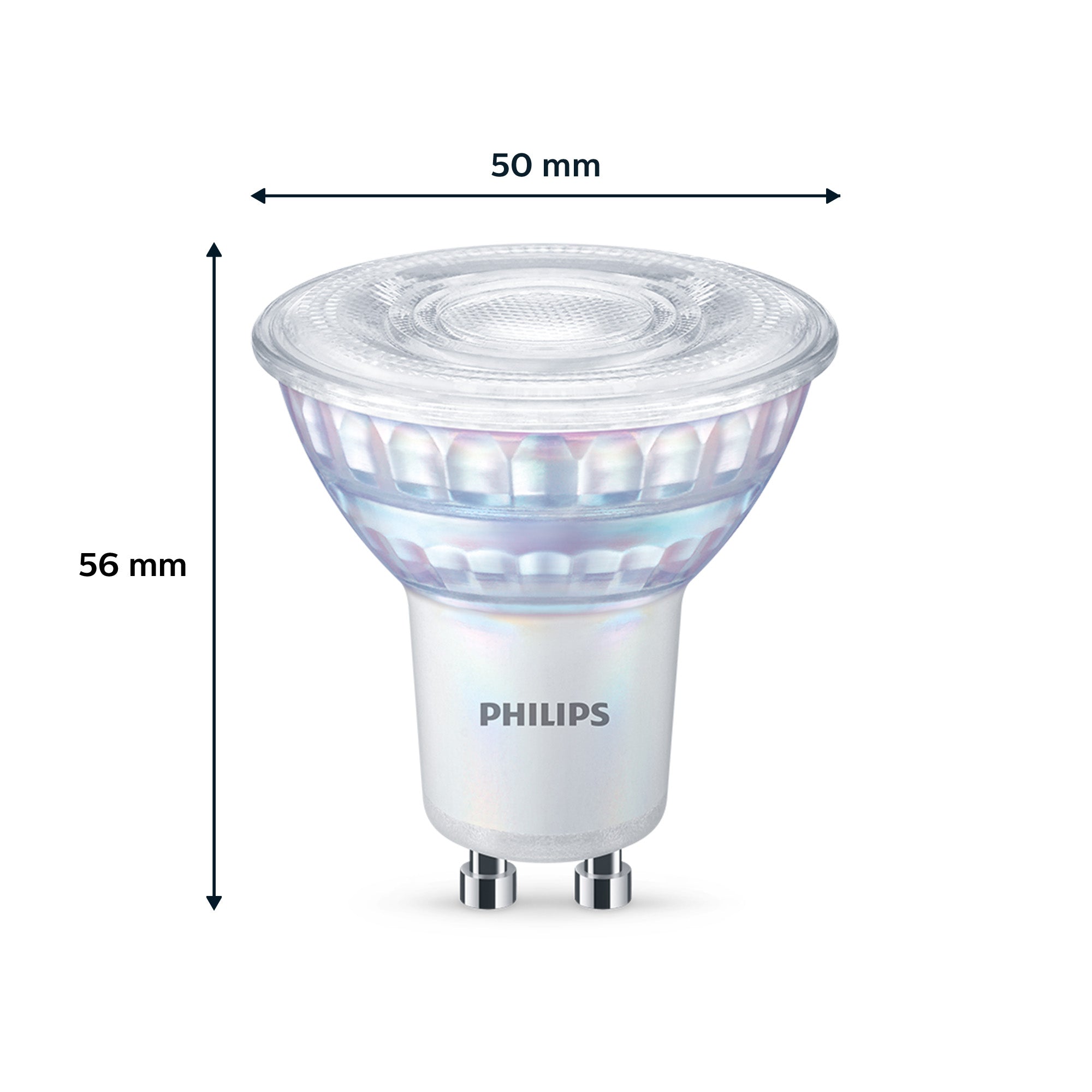 Philips Voordeelverpakking GU10 LED Spots WarmGlow - Set van 4 Stuks
