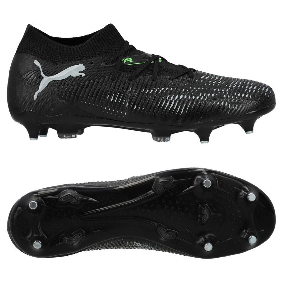 PUMA Future 8 Match SG Eclipse - Noir/Cool Light Gray/Vert