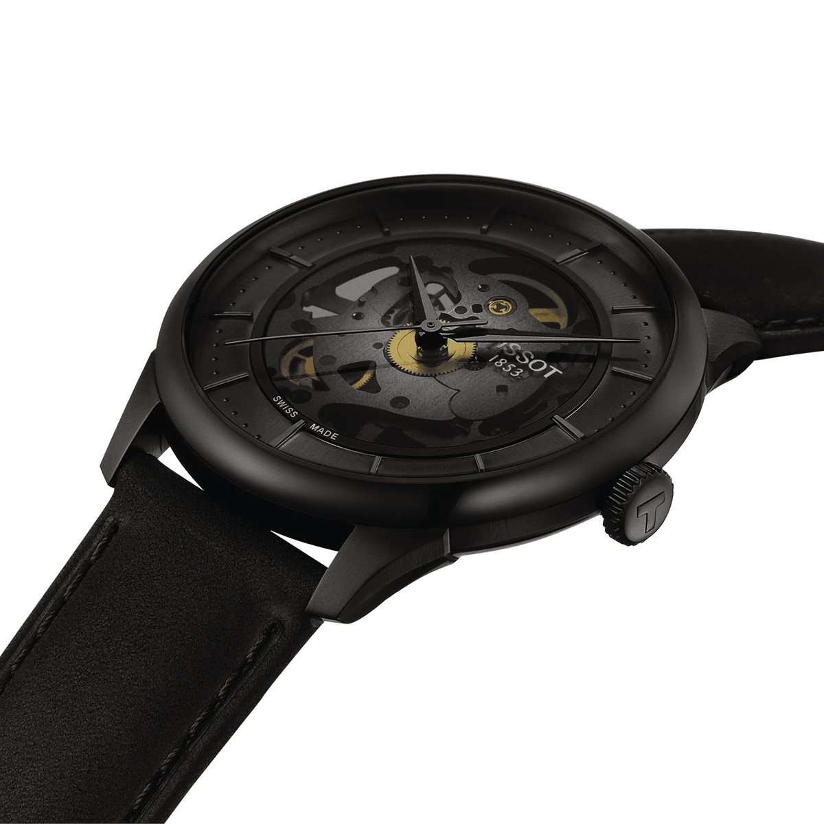 Montre TISSOT T-classic homme automatique, bracelet acier inoxydable