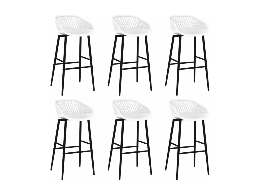 Ensemble de bar 7 pcs Noir et blanc