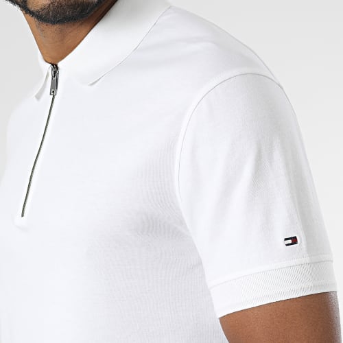 Polo Manches Courtes DC Interlock Zip 0762 Beige Clair