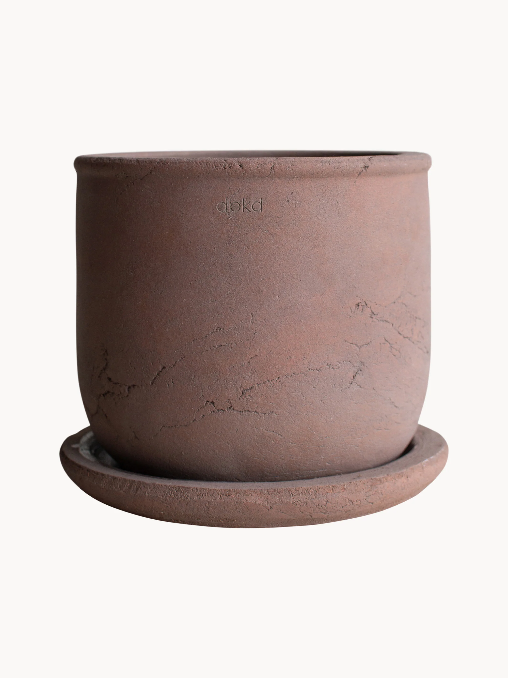 Outdoor bloempot Terra van terracotta, H 18 cm