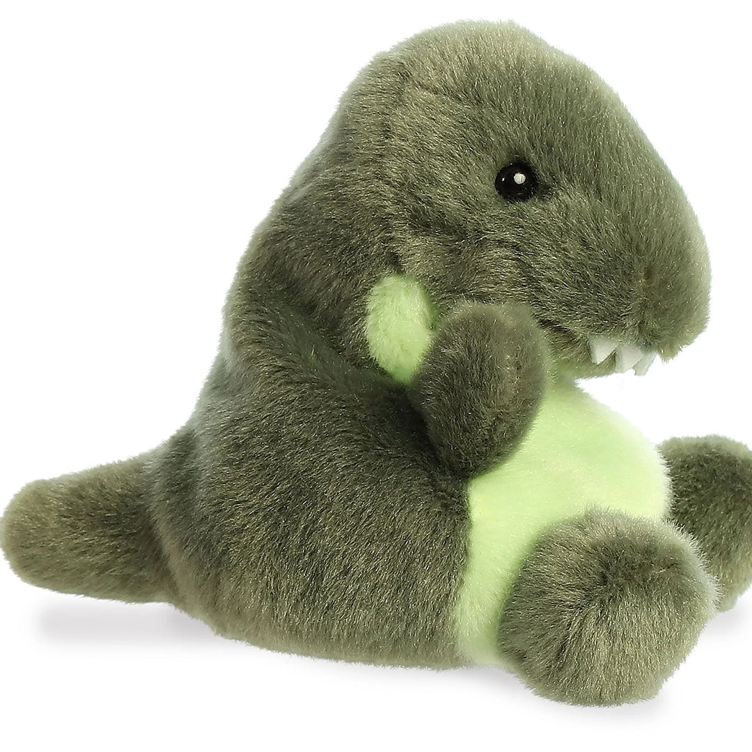 palm pals knuffeldino t-rex tyranno - 13 cm