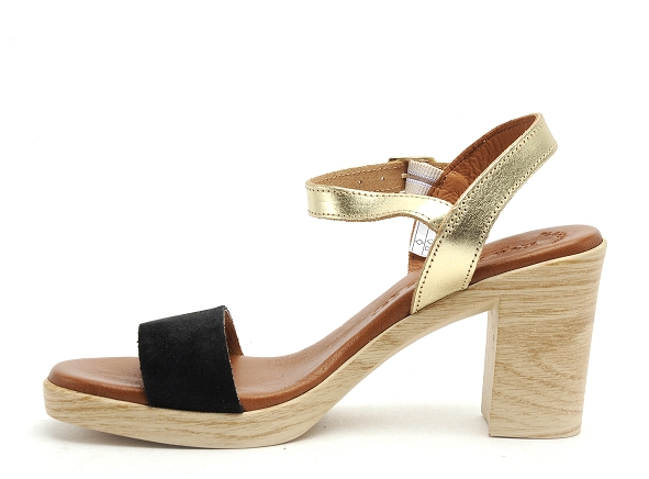 Eva frutos nu pieds talons femme 990 noir