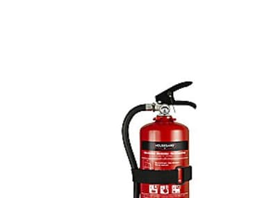 Housegard pulverslukker 2 kg - med væg/autobeslag, brandklasse ABC