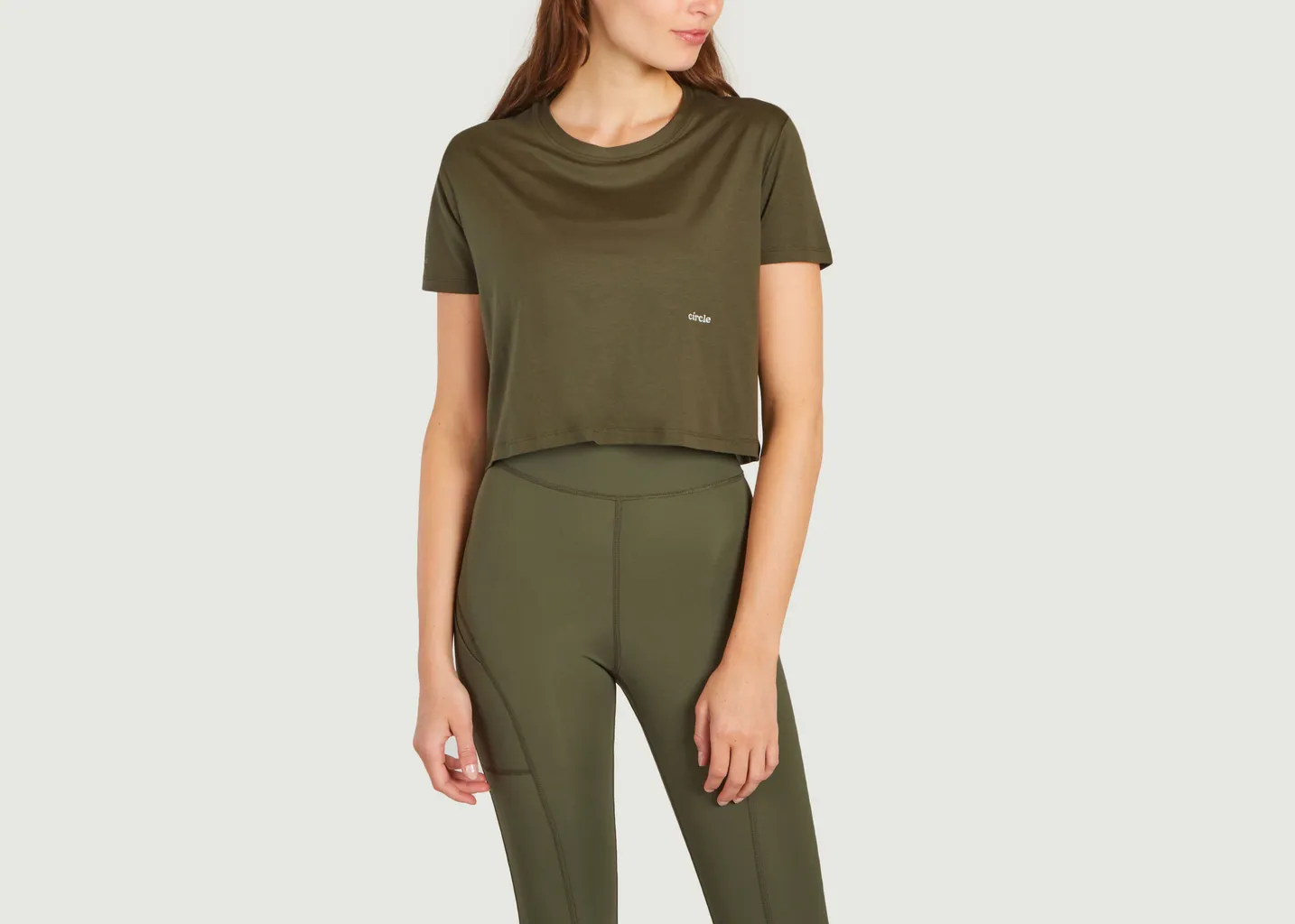 Crop Top Smooth Operator Circle Sportswear