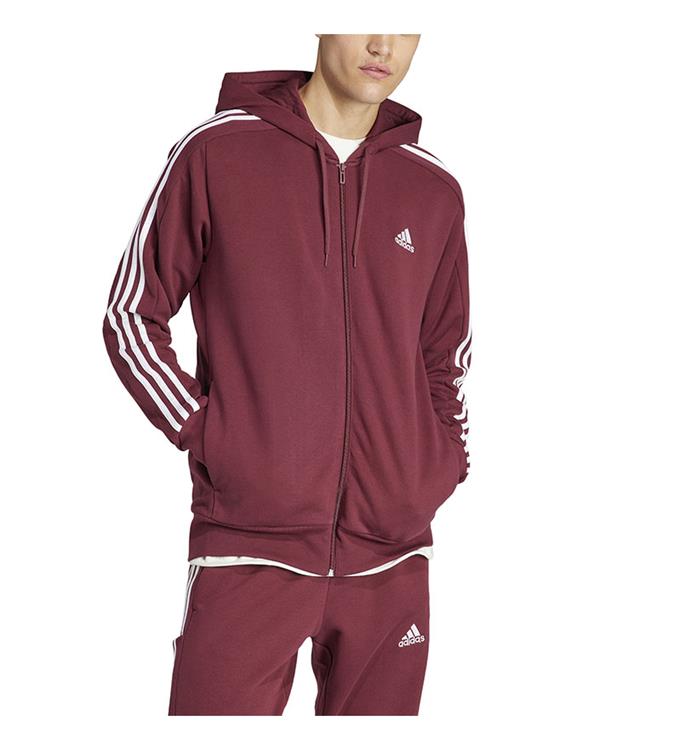 adidas Men Essentials French Terry 3-Stripes Ritshoodie
