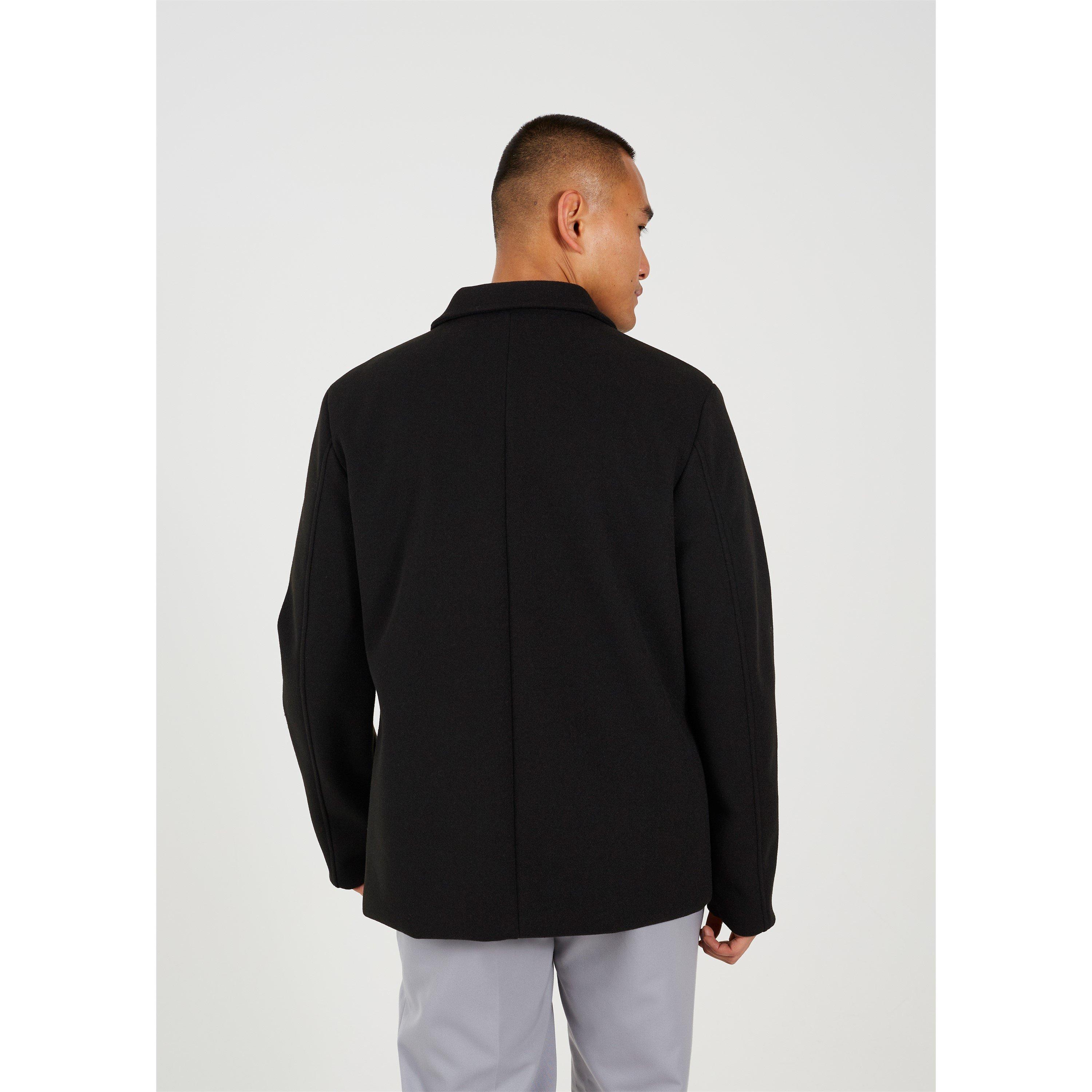 Brave Soul Funnel Neck Overcoat
