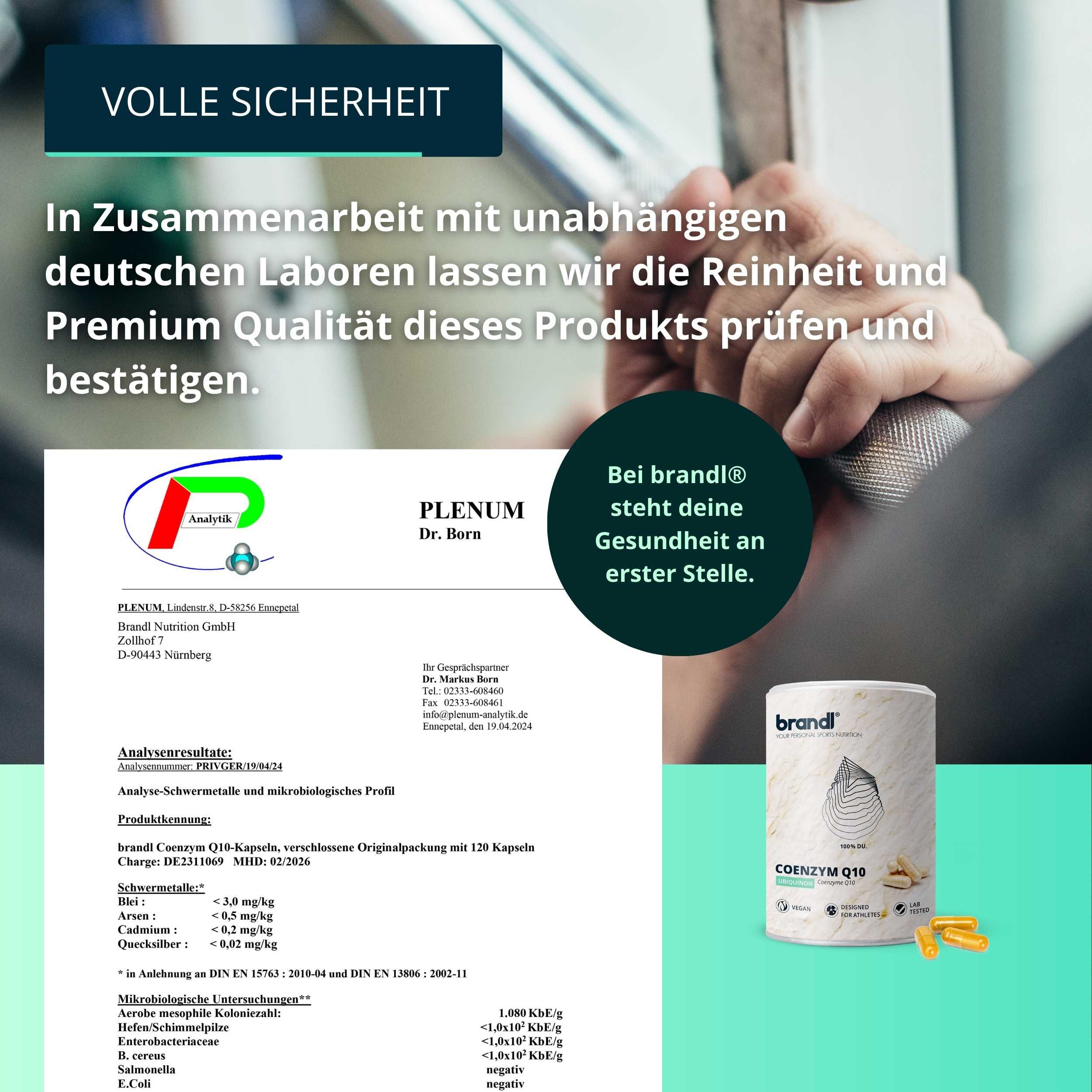 brandl® Coenzym Q10 (Ubiquinon)