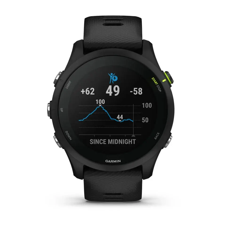 Garmin Forerunner 255 Music WiFi GPS Sporthorloge Zwart