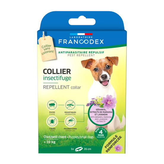 Collier insectifuge pour chiot/petit chien