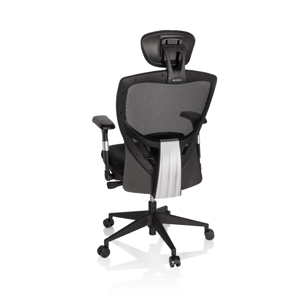 High End Bürostuhl VENUS BASE Stoff/Netzstoff mit Armlehnen hjh OFFICE