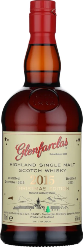 GLENFARCLAS VINTAGE 2015 CHRISTMAS EDITION 70CL
