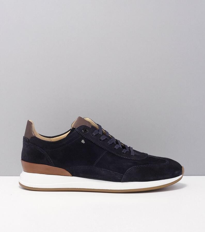 Van Bommel Libra 03.05 sneakers heren blauw 41 01 darkblue suede 40(7 )