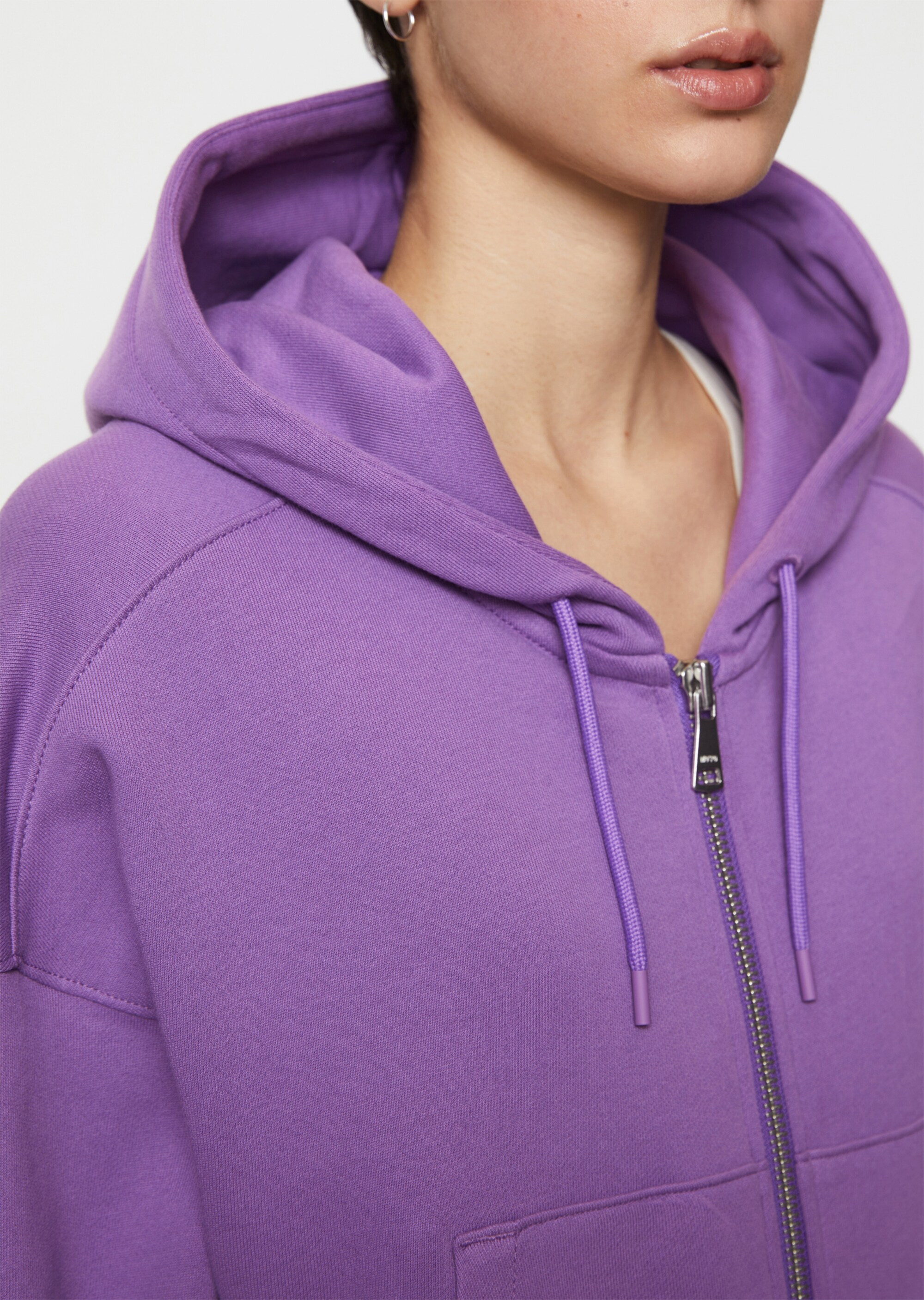 Sweatjacke croppedaus Organic Cotton