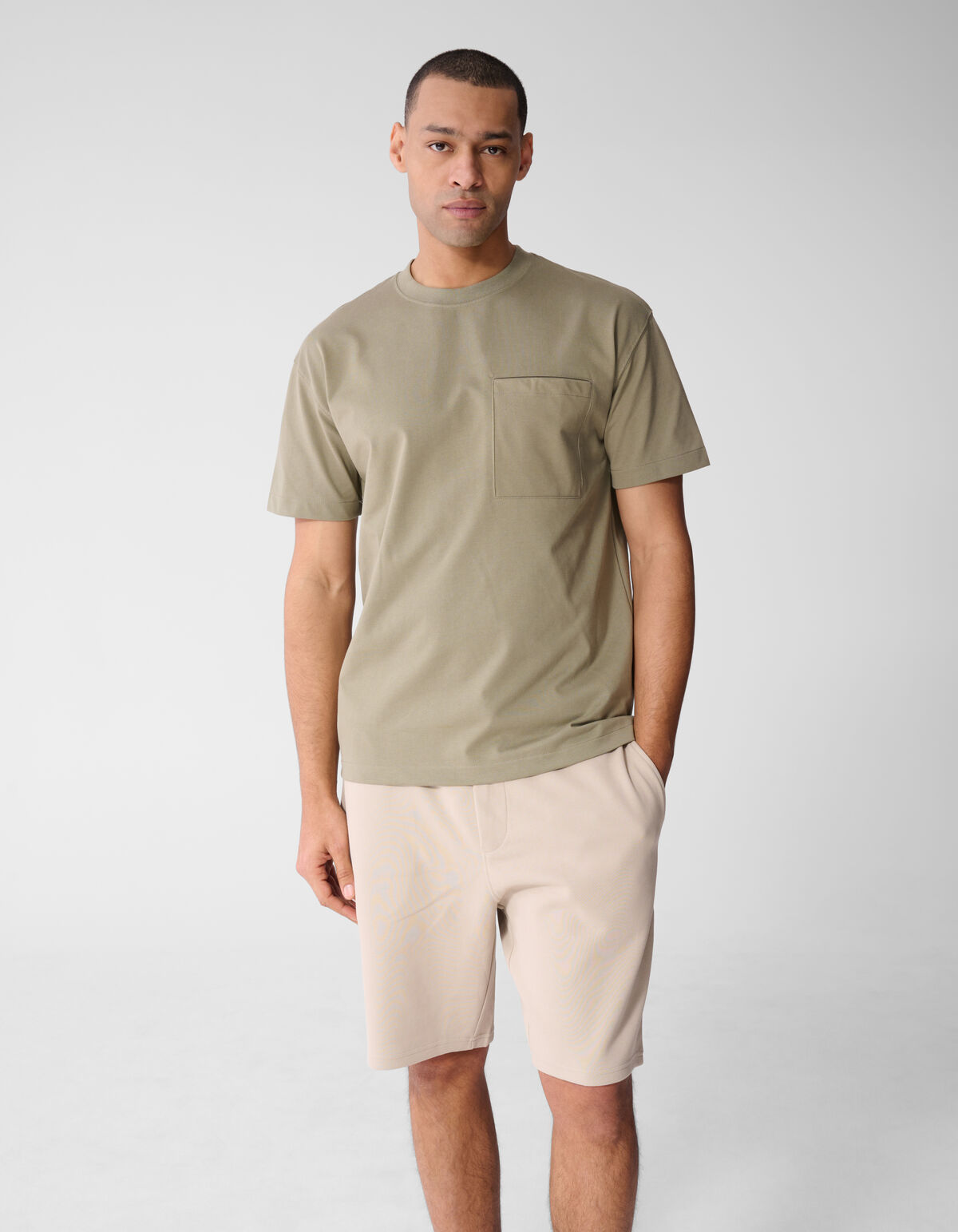 Pocket T-shirt Khaki