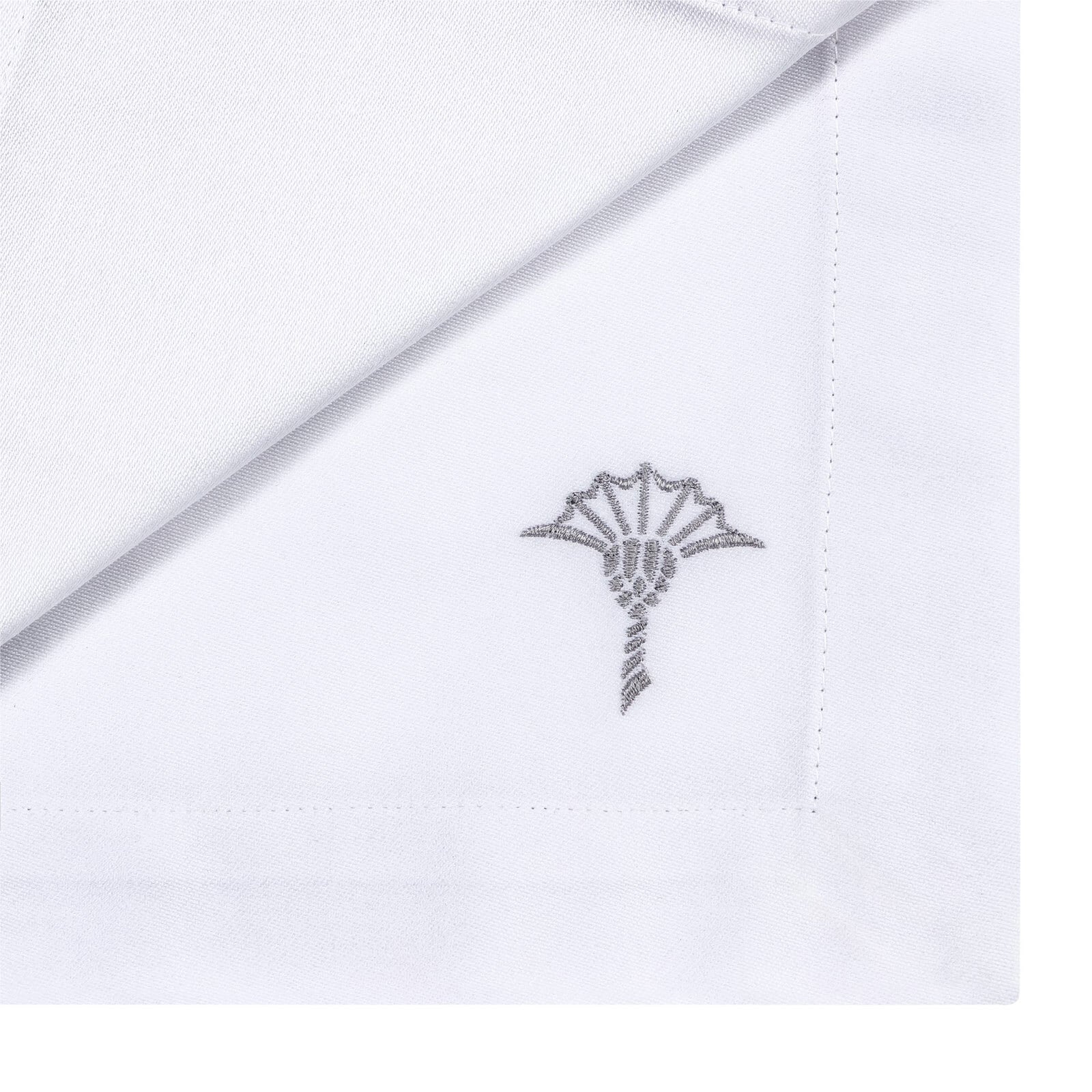 JOOP! Tischläufer STITCH gesticktes Cornflower-Signé silber