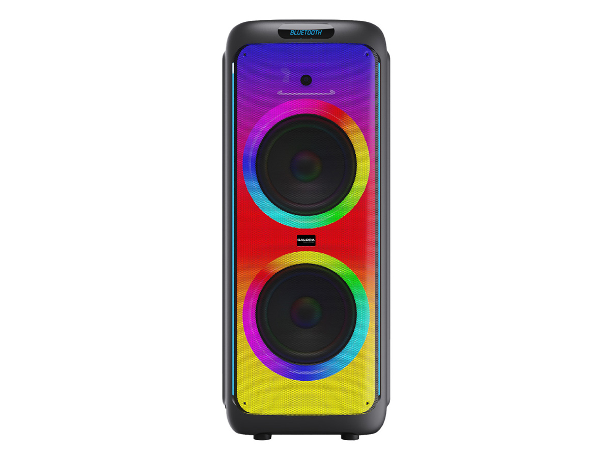 Salora PARTYBOX1200 draadloze speaker met LED verlichting