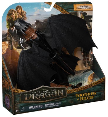Dragetreneren Viking & Drage Toothless & Hiccup Lekesett