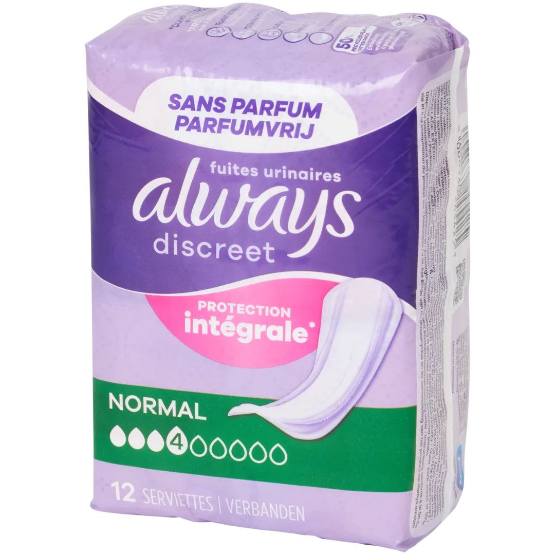 Serviettes d'incontinence Always Discreet Normal