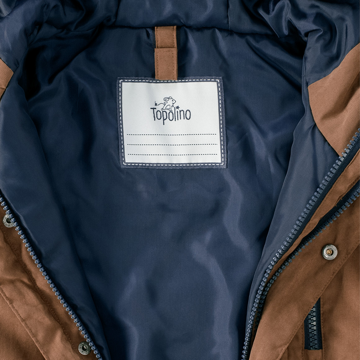 Topolino Jungen 3-in-1 Jacke im Parka-Look braun
