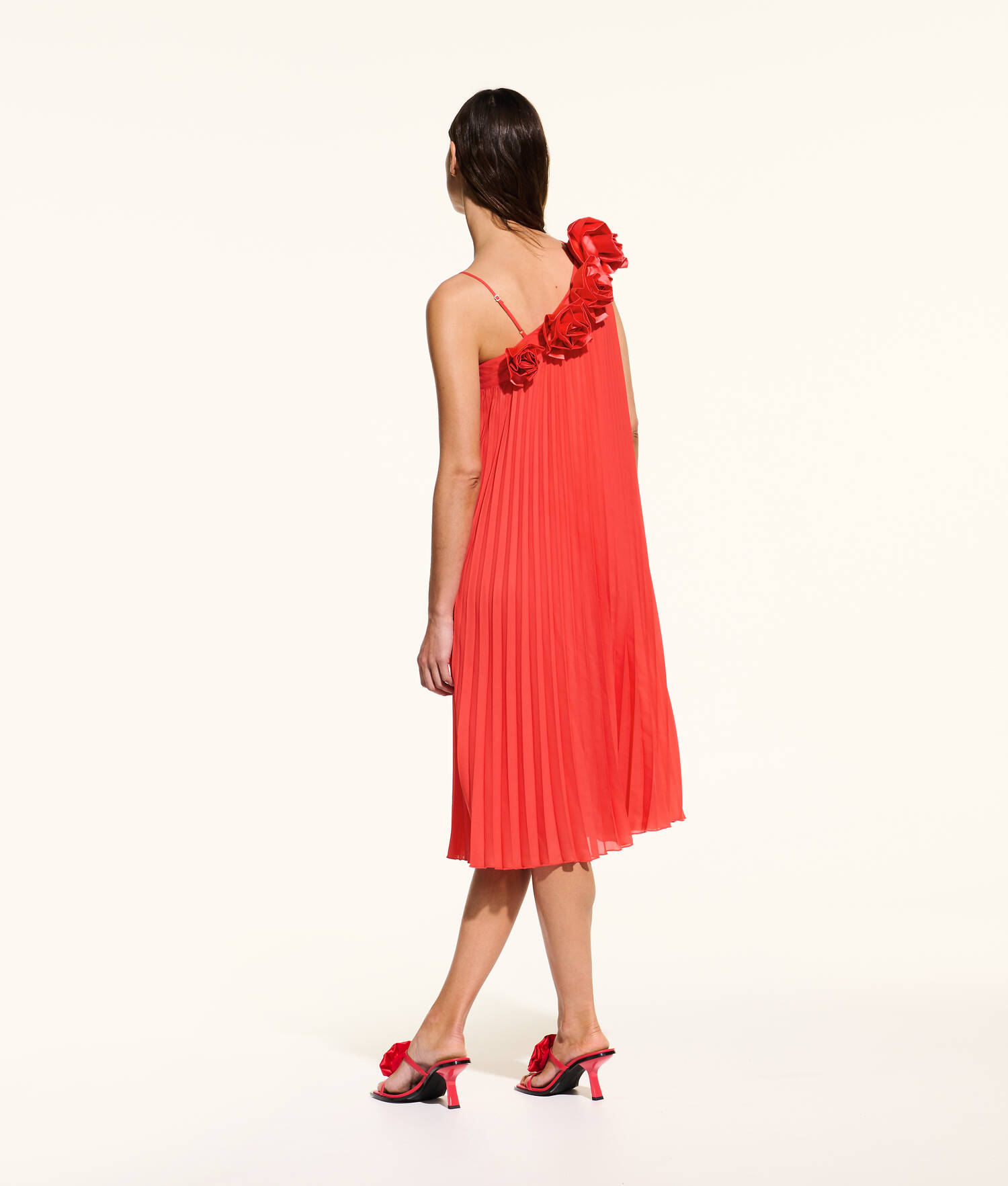 ROBE PLISSÉE KL STUDIO - Hibiscus