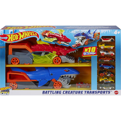Hot Wheels battling creature transports sæt