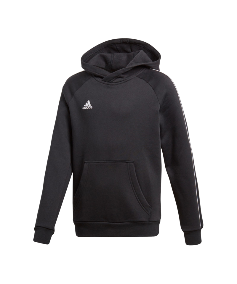 adidas Core 18 Hoody Kapuzensweat Kids Schwarz
