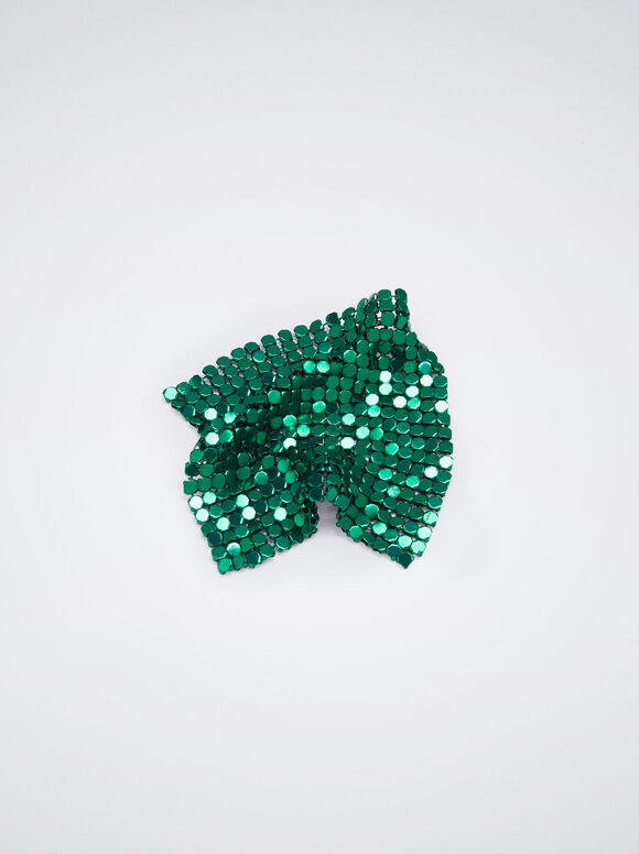Brincos de malha - Verde