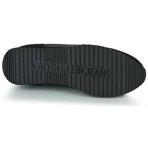 Calvin Klein Jeans - RUNNER SOCK LACEUP NY-LTH - Noir