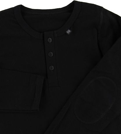 Say-So Bluse m. Knöpfe - Schwarz