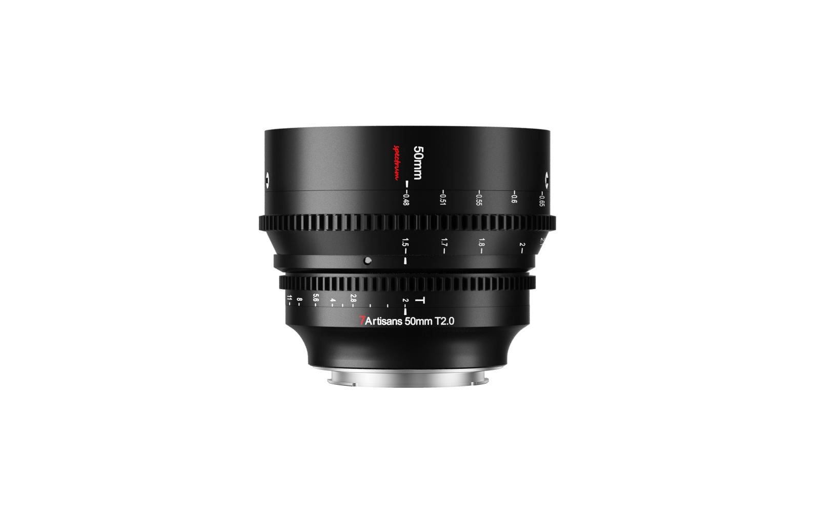 Festbrennweite 50mm T2.0 – L-Mount<br>Vollformat Filmobjektiv für spiegellose Kameras
