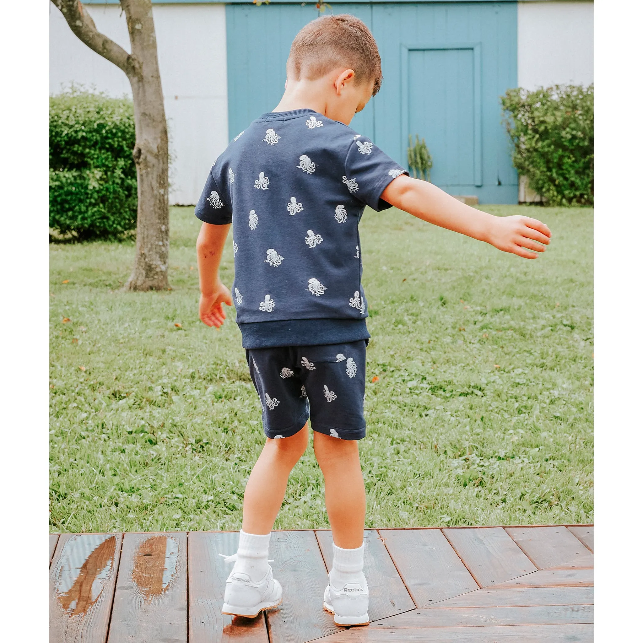 Miles Gilet Ouaté Pieuvre Plage 2-10ans