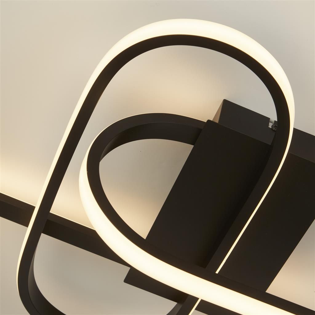 Plafondlamp 61774BK Clip B38.5 x D65 cm