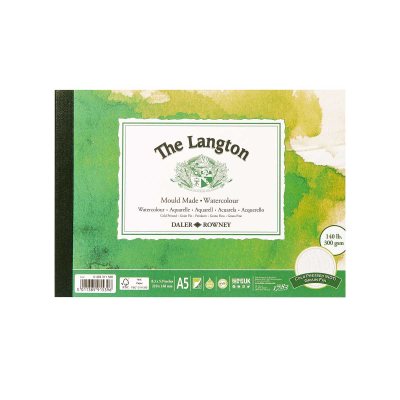 Daler Rowney Langton A5 Watercolour Cold-Pressed Pad: 300 GSM
