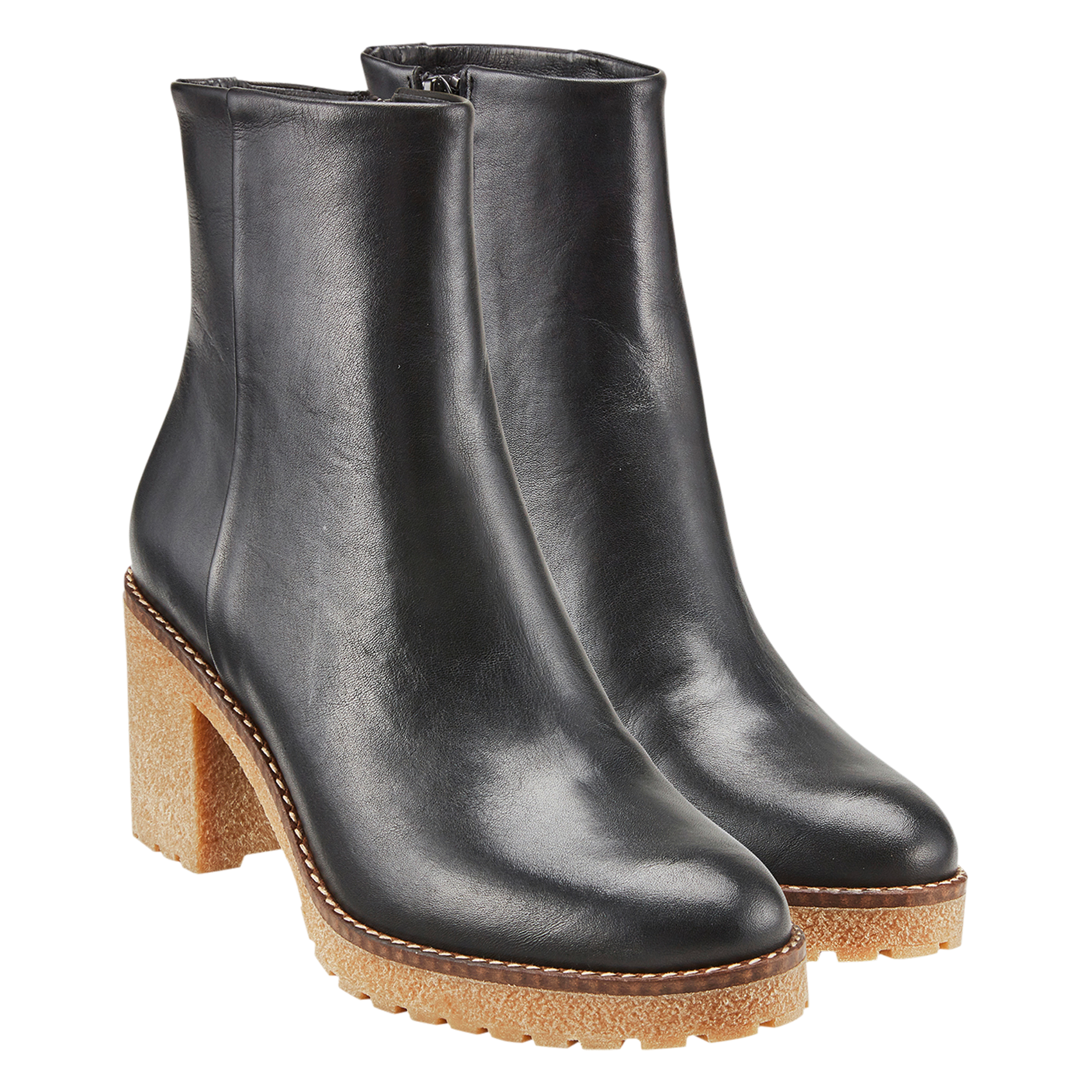 PELAGIA - Bottines en cuir | Noir