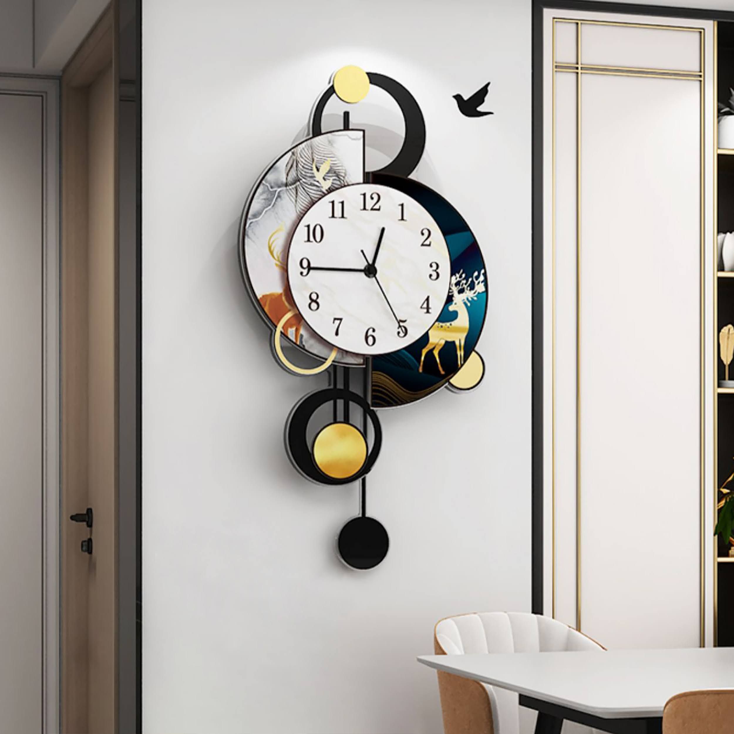670 mm LED-Wanduhr