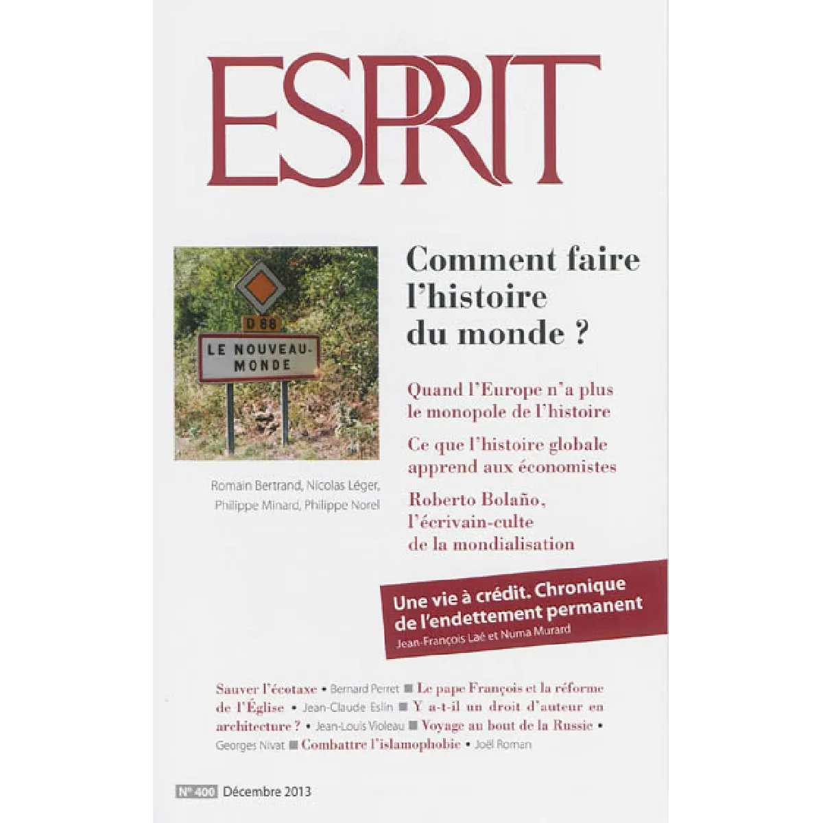 Esprit, n° 400. Comment faire l'histoire du monde ? · Occasion