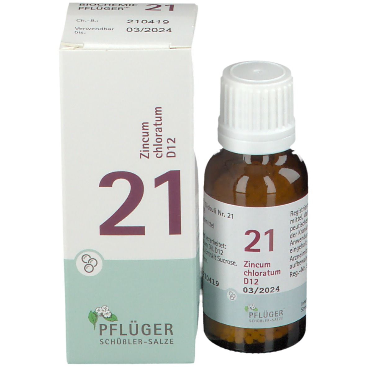 BIOCHEMIE PFLÜGER® Nr. 21 Zincum chloratum D12