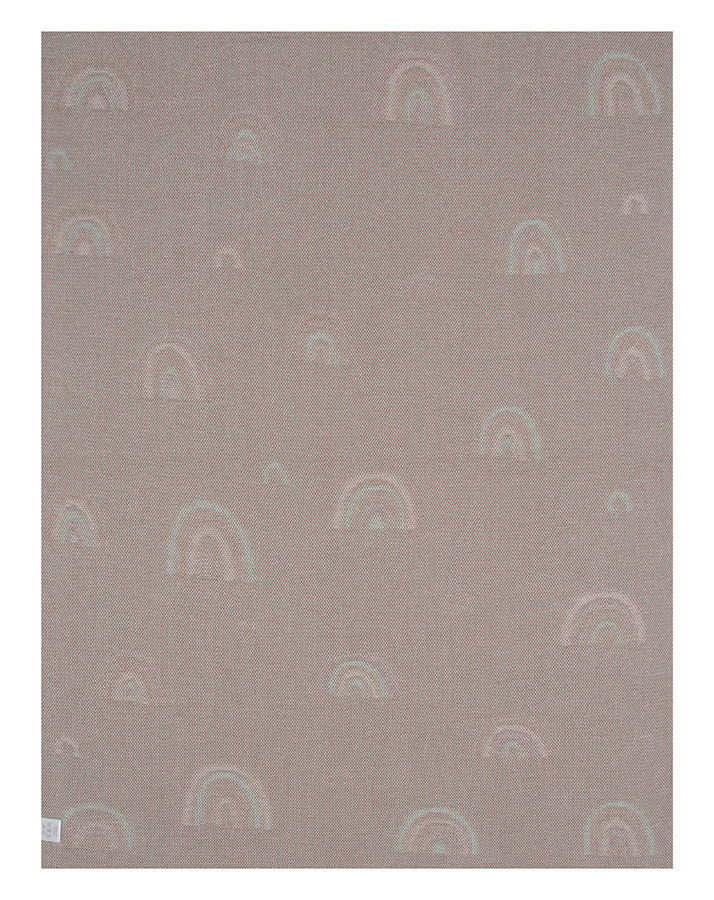 Babydecke REGENBOGEN (80x100) in creme/beige
