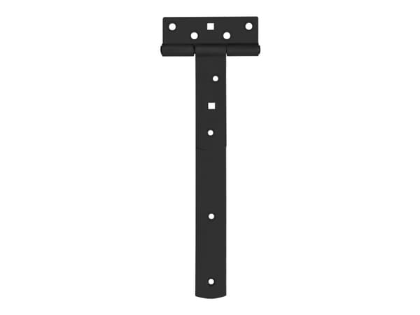 HOME It® T-hængsel matsort 250 x 30 mm zinkbehandlet carbonstål