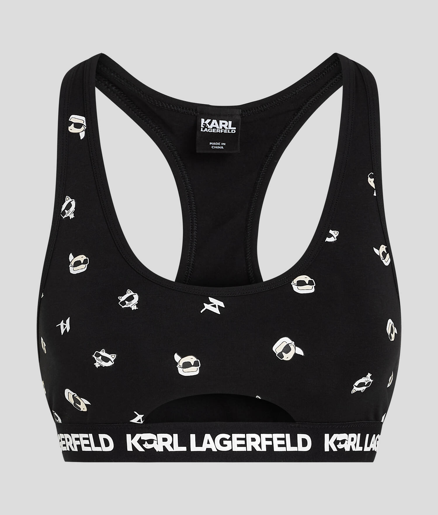 BRALETTE AVEC DÉCOUPE KARL IKONIK
