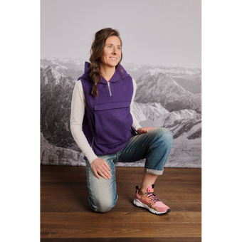 2964 Garmisch Glonn Weste Violett Damen
