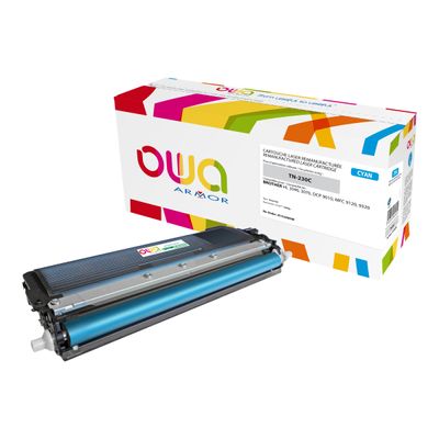 Cartouche laser compatible Brother TN230 - cyan - Owa K15348OW