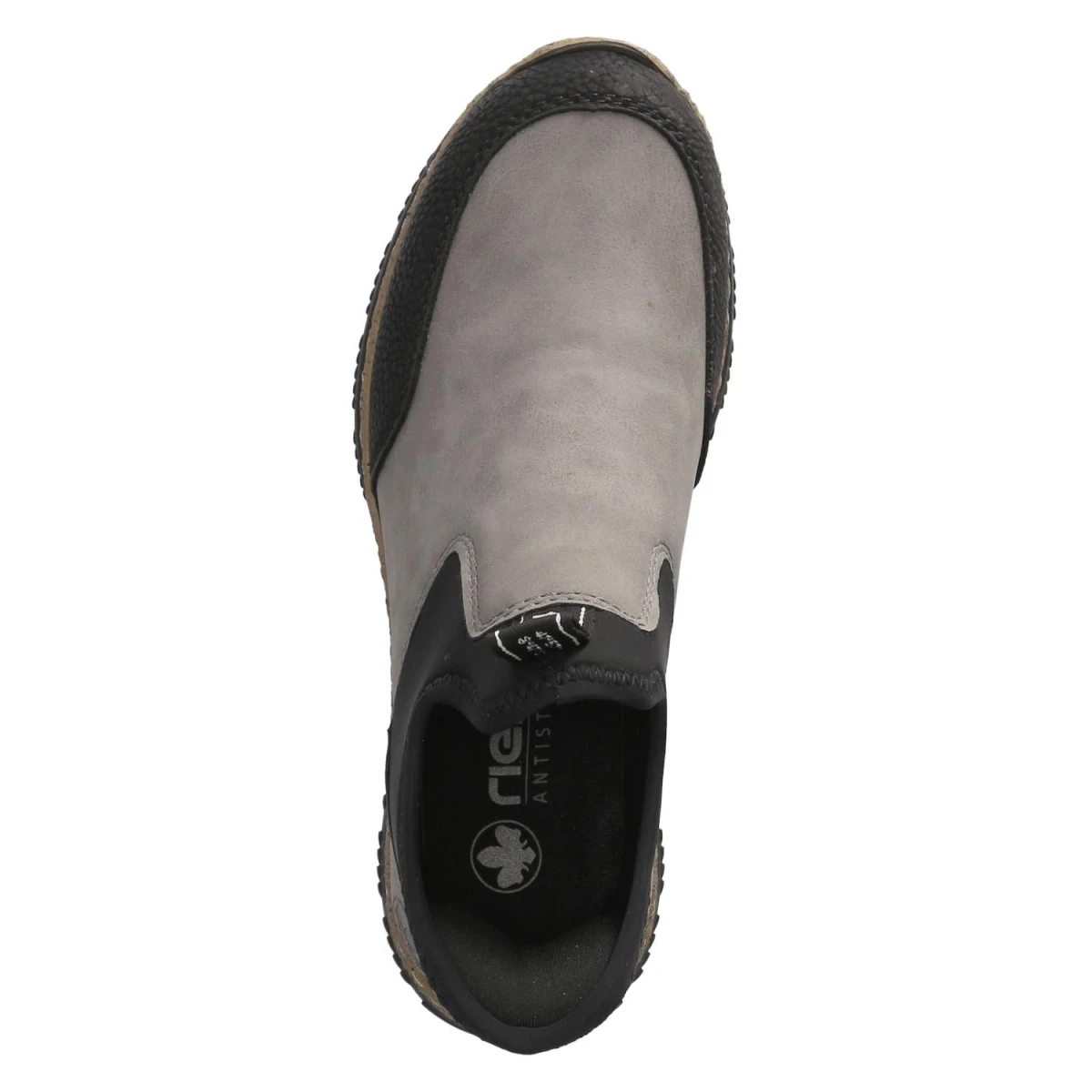 RiekerSlip On Sneaker - grau kombi
