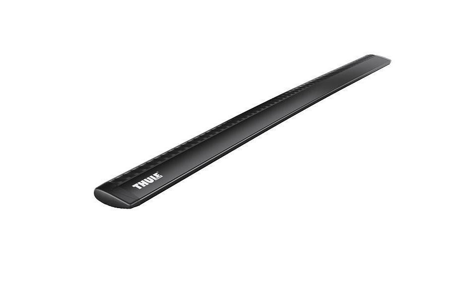 Lastenträger WingBar Evo 118 cm, Schwarz, 2 Stk.<br>Aerodynamische Laststrebe