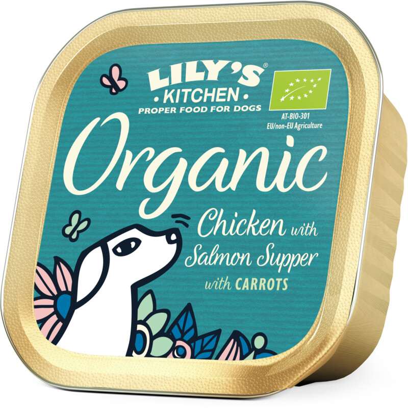 Lily's Kitchen Organic kip met zalm en wortelen