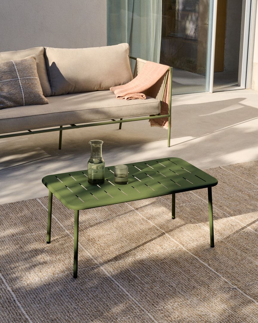 Kave Home   Zivia Outdoor 3-Zitsbank