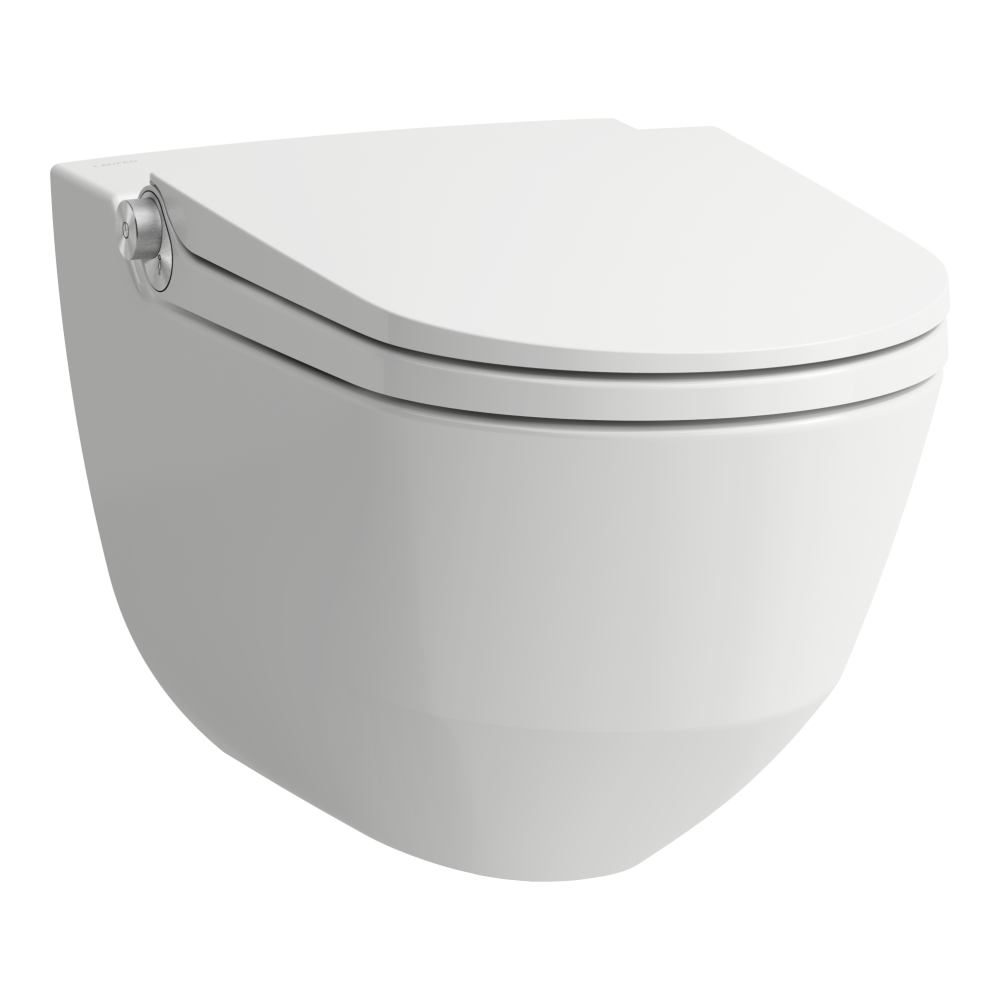 Laufen Riva douche wc randloos met softclose zitting wit glans