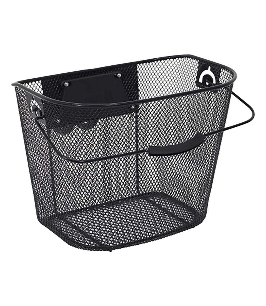 Panier vélo en métal noir clip automatique 10L